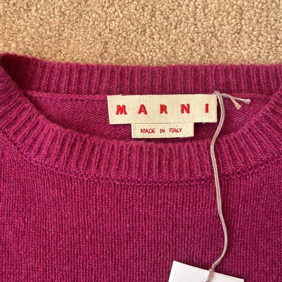 MARNI Wool Knit Sweater. Sz 42, Gumdrop Purple - Picture 2 of 9